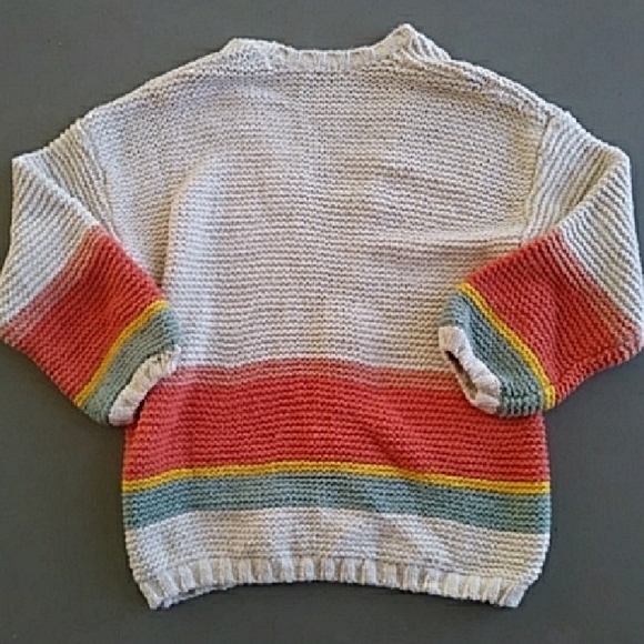 Marine Layer Karolina Multicolor Striped Cardigan Sweater - Picture 8 of 9